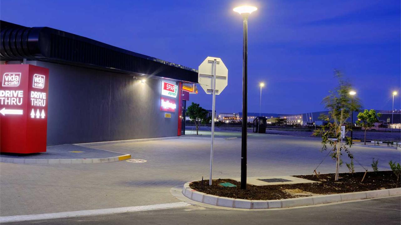 LED Lighting for Shell Brackengate Service Station