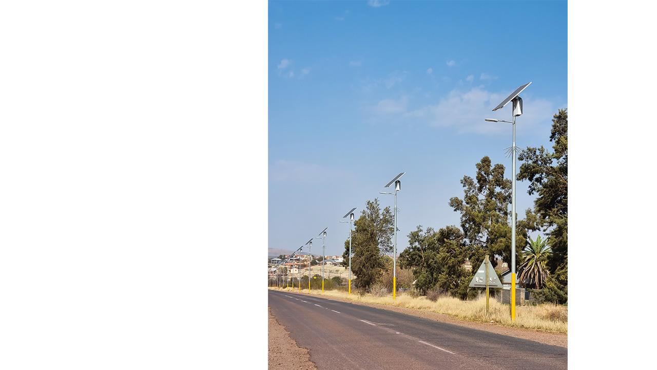 Solar Streetlighting for Postmasburg