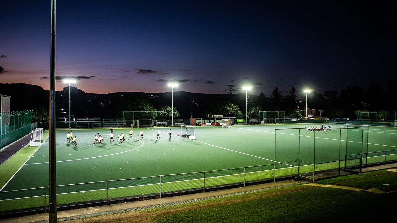 Smart lighting solution for Maritzburg College’s new Astro Hockey field in Pietermaritzburg, South Africa