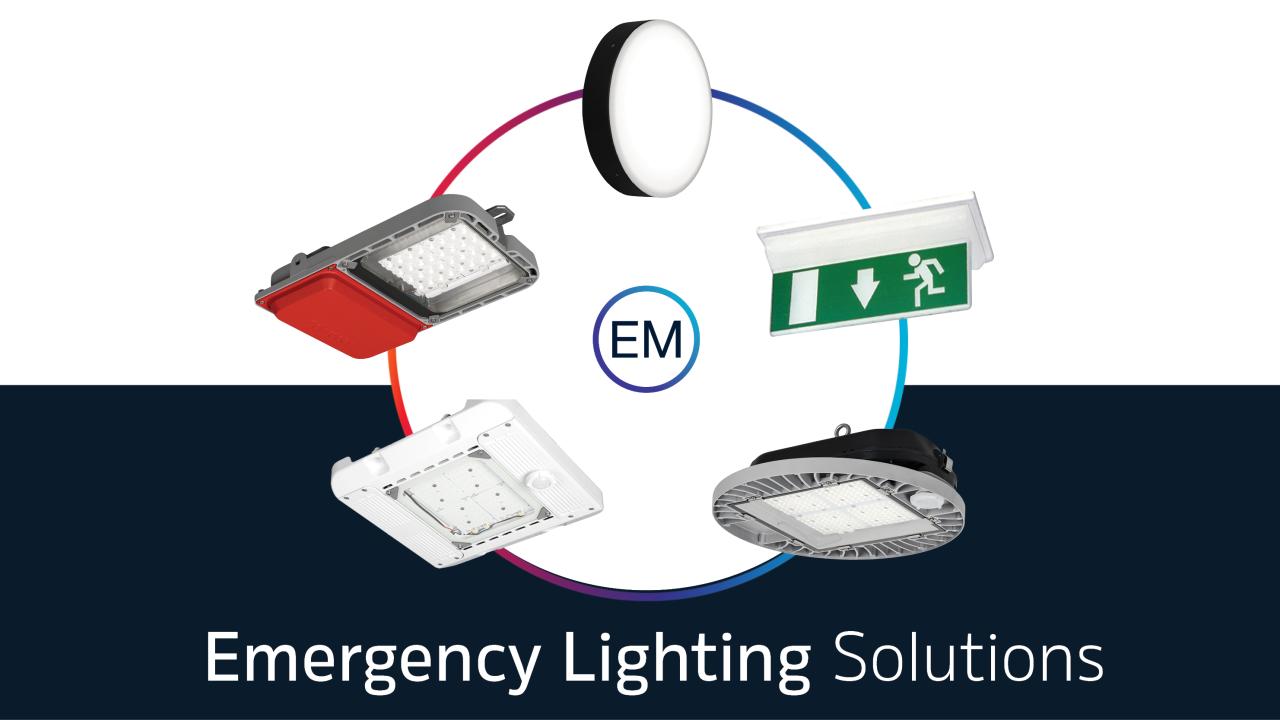 Emergency luminaires