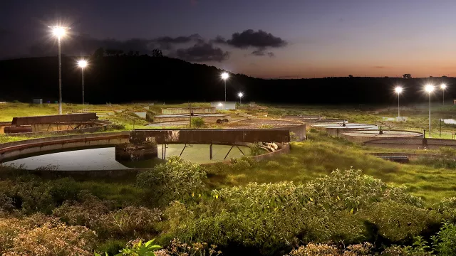 Solar floodlighting for the Mdantsane Waste Water Treatment Works in the Eastern Cape province