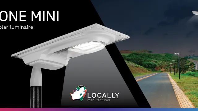Manufactured in South Africa, the SOL-ONE MINI solar lighting