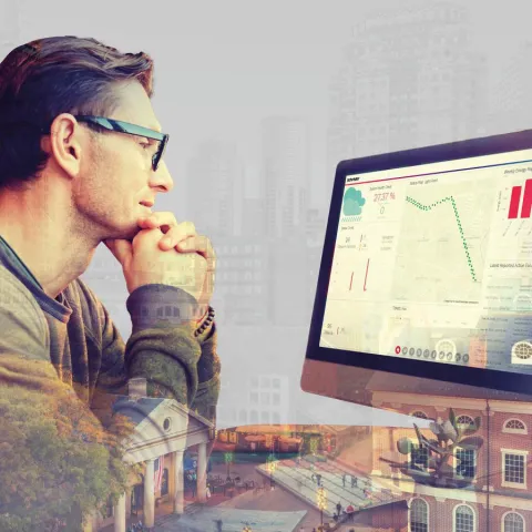 The Schréder EXEDRA control system creates the backbone of a smart city architecture.