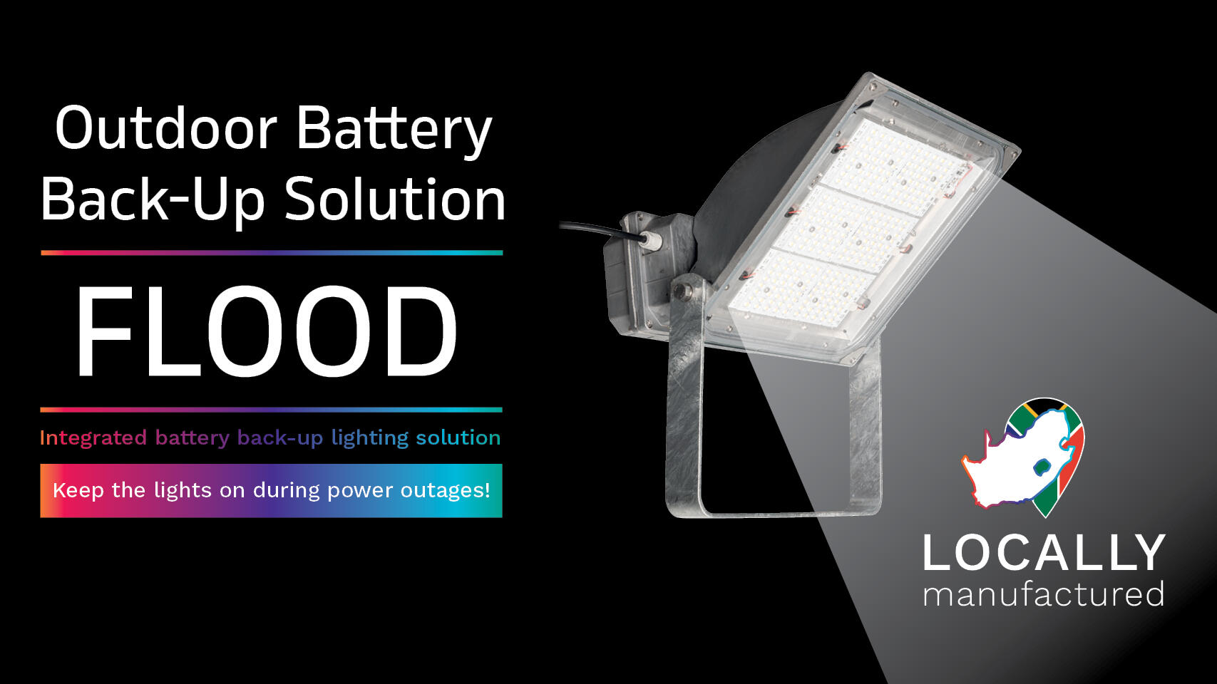 Outdoor Battery Back-Up Solution Flood