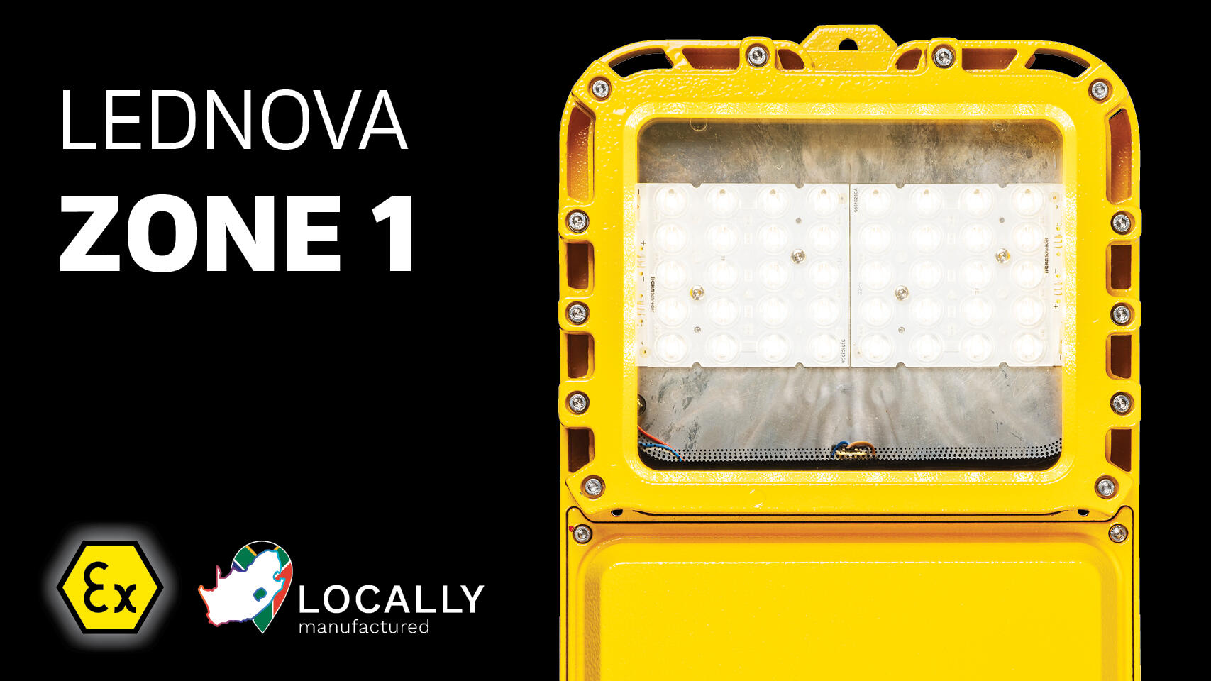 LED bulkhead for hazardous environments where a Zone 1, 2 or 21/22 rated luminaire is required.