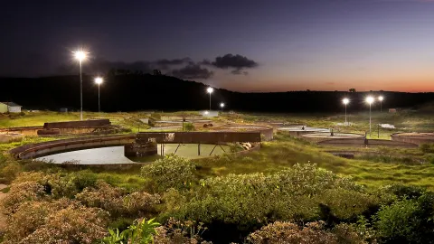 Reliable and efficient solar lighting for the Mdantsane Waste Water Treatment Works in the Eastern Cape province